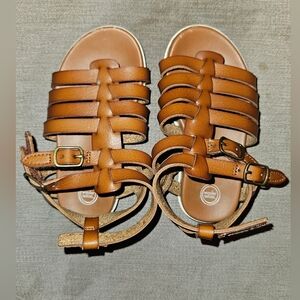 Wonder Nation Tan Kids Sandals